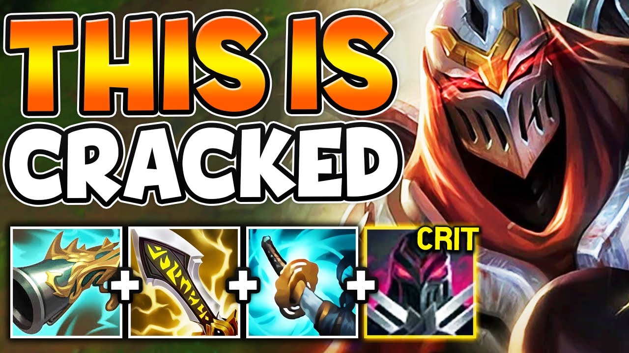 ZED, BUT I HAVE 100% CRIT AND DELETE YOU IN 0.01 SECONDS (WHERE'D YOUR HP GO?)