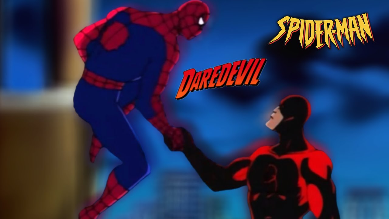 El CROSSOVER entre Spider-Man y Daredevil en The Animated Series