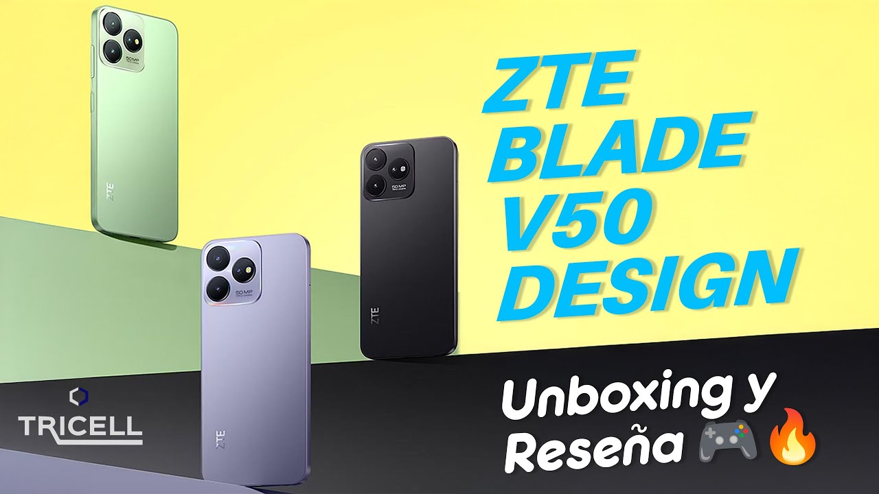 ¡Juega como nunca con el ZTE V50 Design! 😲🔥 ¡Mira esto! UNBOXING Y RESEÑA