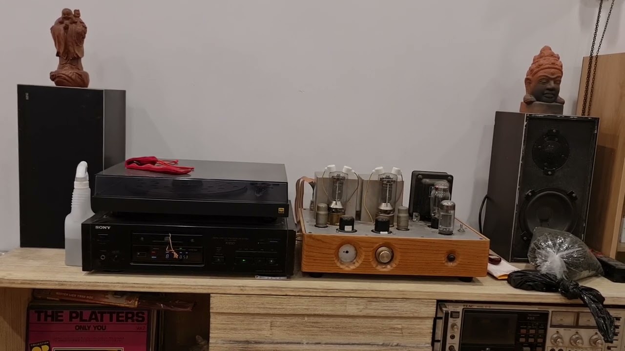 Loa Beovox 2700, amplifier RL12P35 Single-End và CD player Sony X7ESD