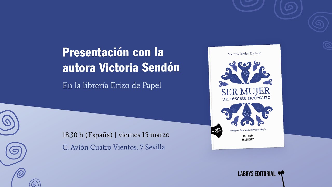Victoria Sendón presenta su libro 