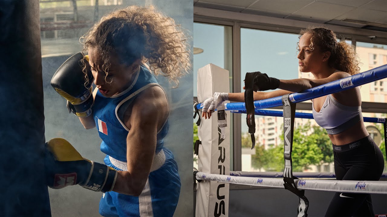 Boxing photoshoot Behind the scenes