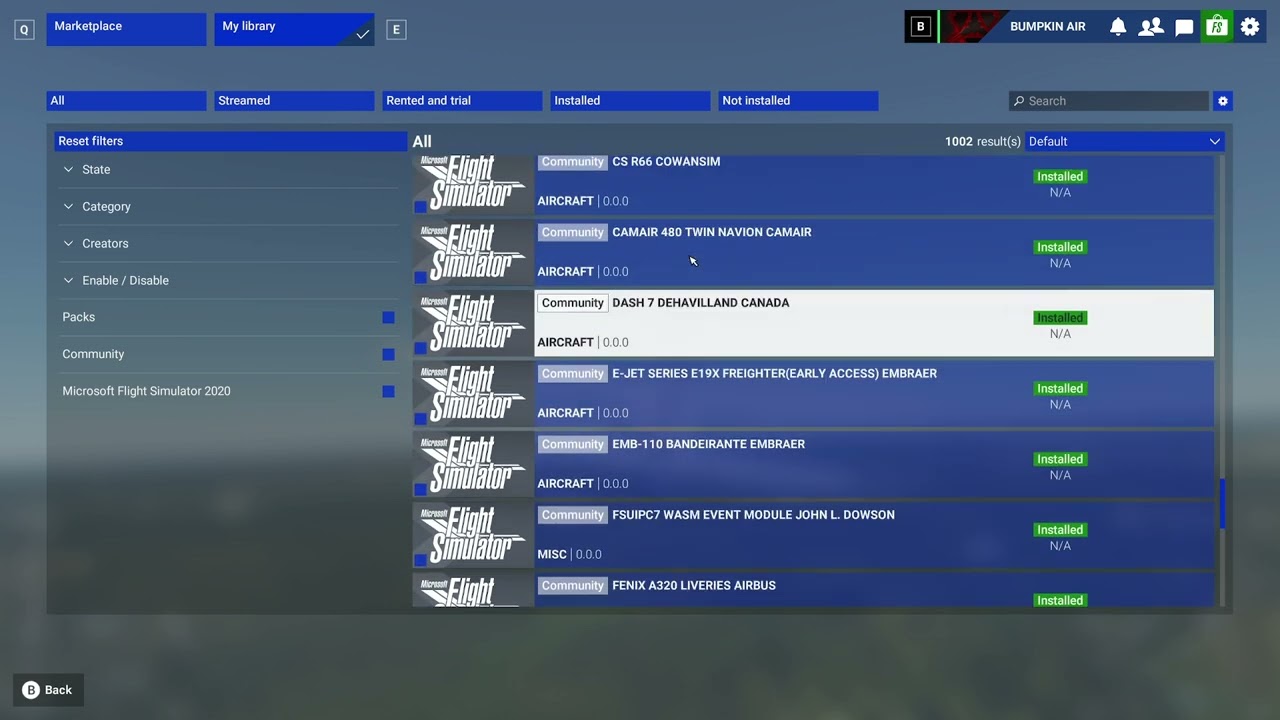 MSFS 2024. COMMUNITY FOLDER MODS AND ENABLE AND DISABLE MARKETPLACE MODS.