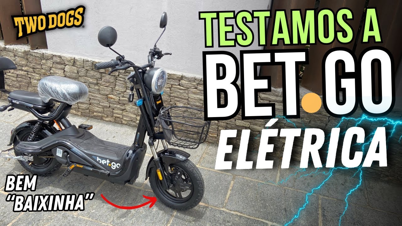 TESTAMOS A BICICLETA ELÉTRICA BET GO DA TWO DOGS - OPÇÃO MAIS BAIXA  - LÍTIO