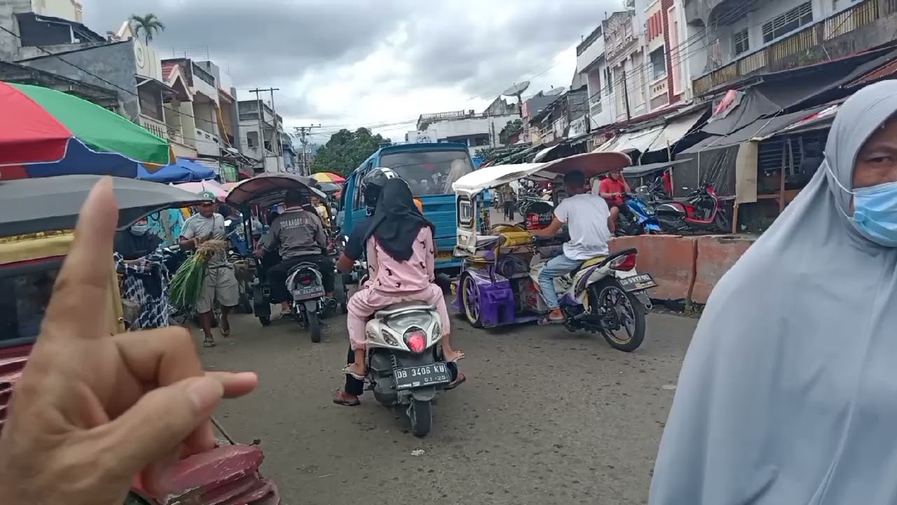 PASAR SENGGOL dadakan kotamobagu