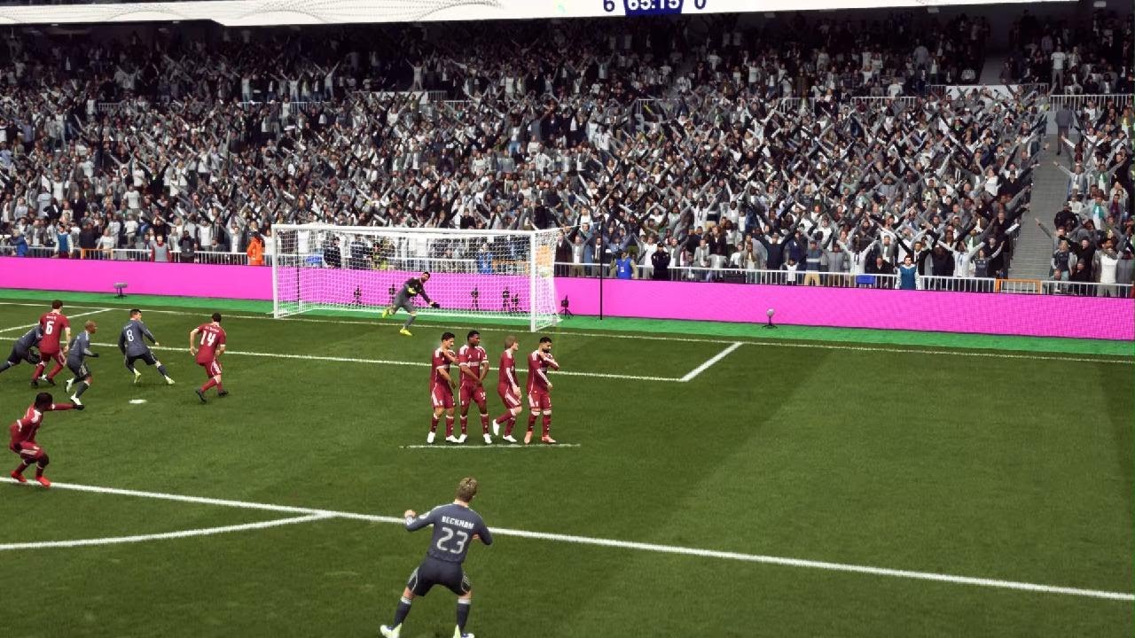 DAVID BECKHAM FREE KICK GOAL