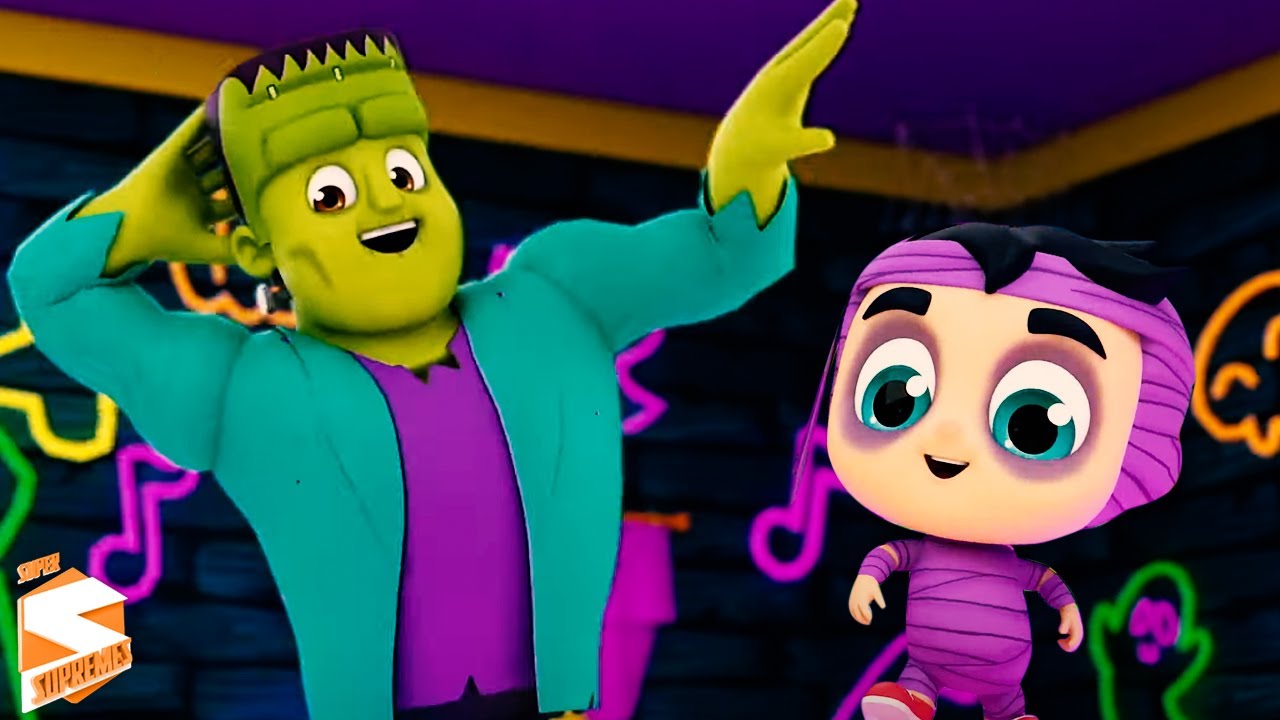 Festa de dança monstro | Musica para bebes | Desenhos animado | Vídeo pré-escolar