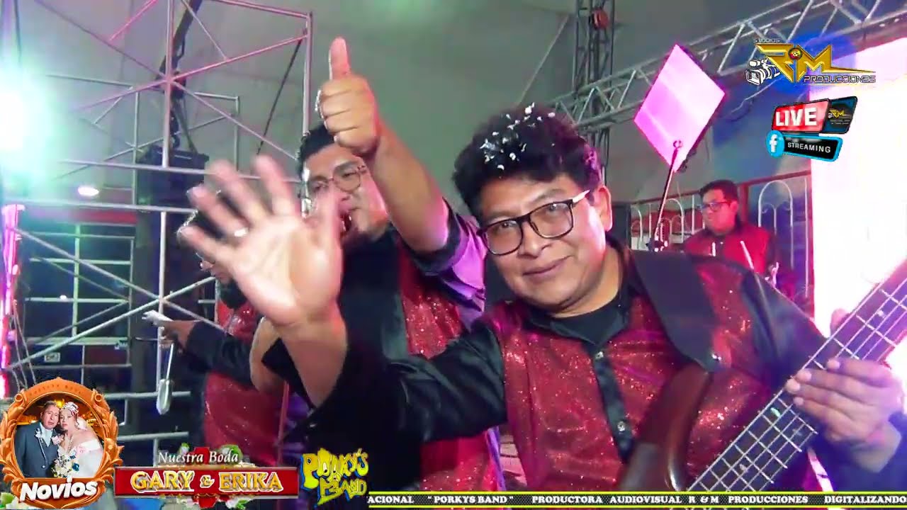 PORKYS BAND en vivo 2025 // Matrimonio de GARY y ERIKA // Slaón de Eventos BETTY / Oruro - Bolivia