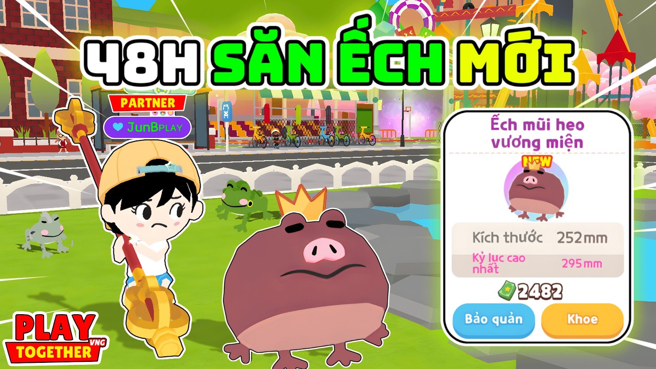 Play Together | Mình Thử Thách 48H Săn 13 Loài Ếch Mới Và Cái Kết