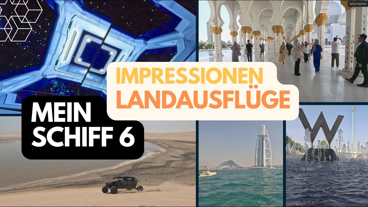 Mein Schiff Ausflüge Orient Kreuzfahrt: Doha, Dubai, Abu Dhabi und Oman / Februar 2023