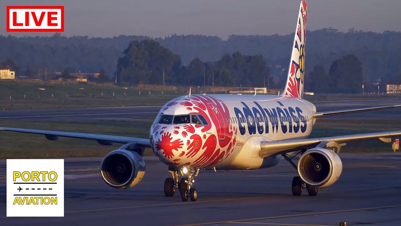 🔴 LIVE   Morning Plane Spotting at PORTO AIRPORT - OPO