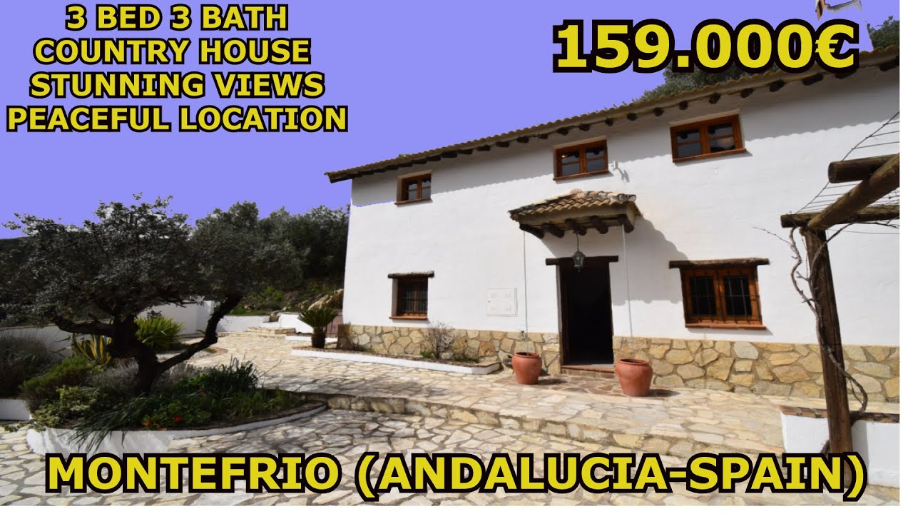 3 bed 3 bath lovely Andalusian country house for sale in Montefrio, Granada, Spain
