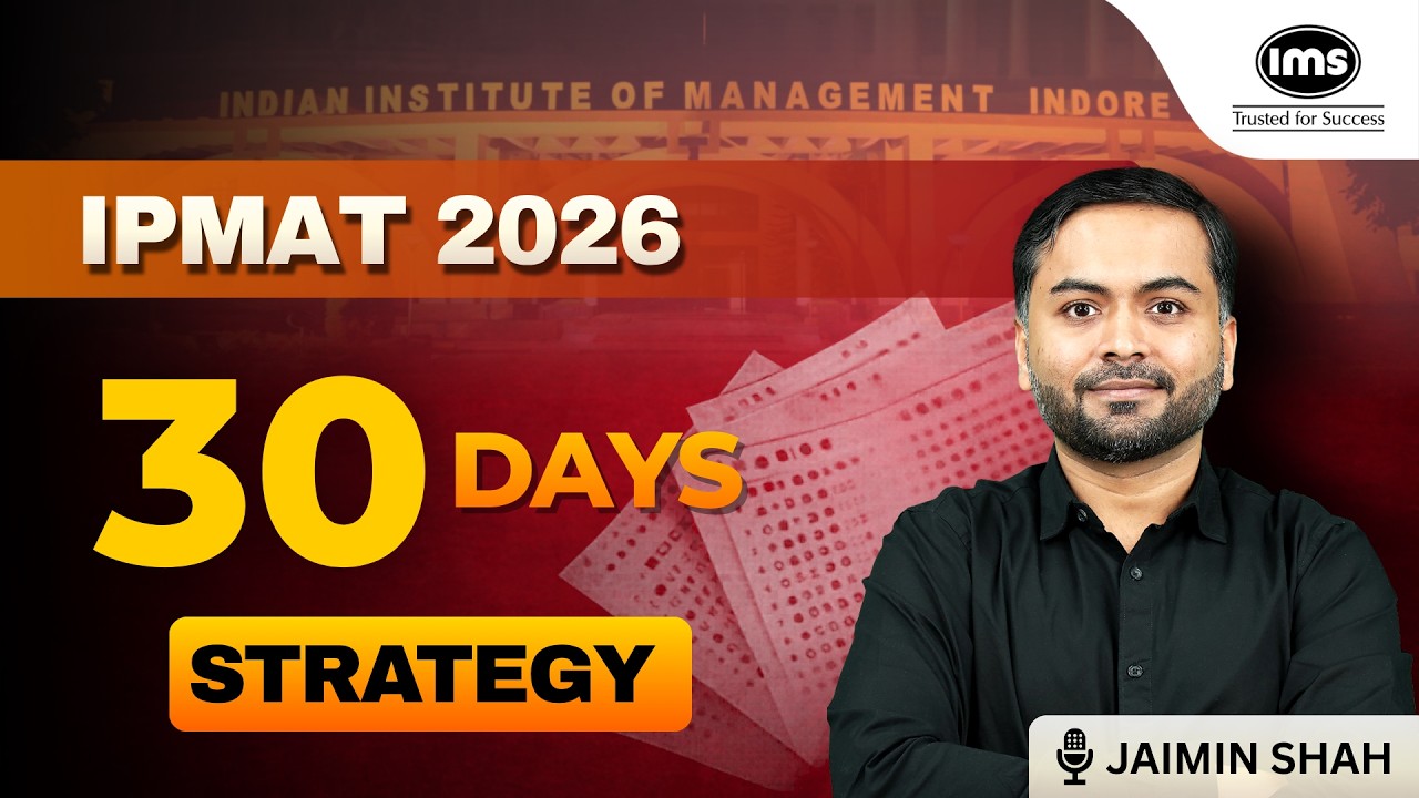 30 Days to IPMAT Indore | 30-Day Strategy #ipmatindore #strategy