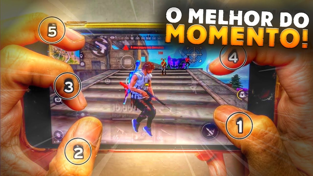 MELHOR C&Oacute;DIGO de HUD 5 DEDOS da NOVA TEMPORADA! ❤️&zwj;🔥 (Freestyle / Campplayer + Gelo R&aacute;pido)