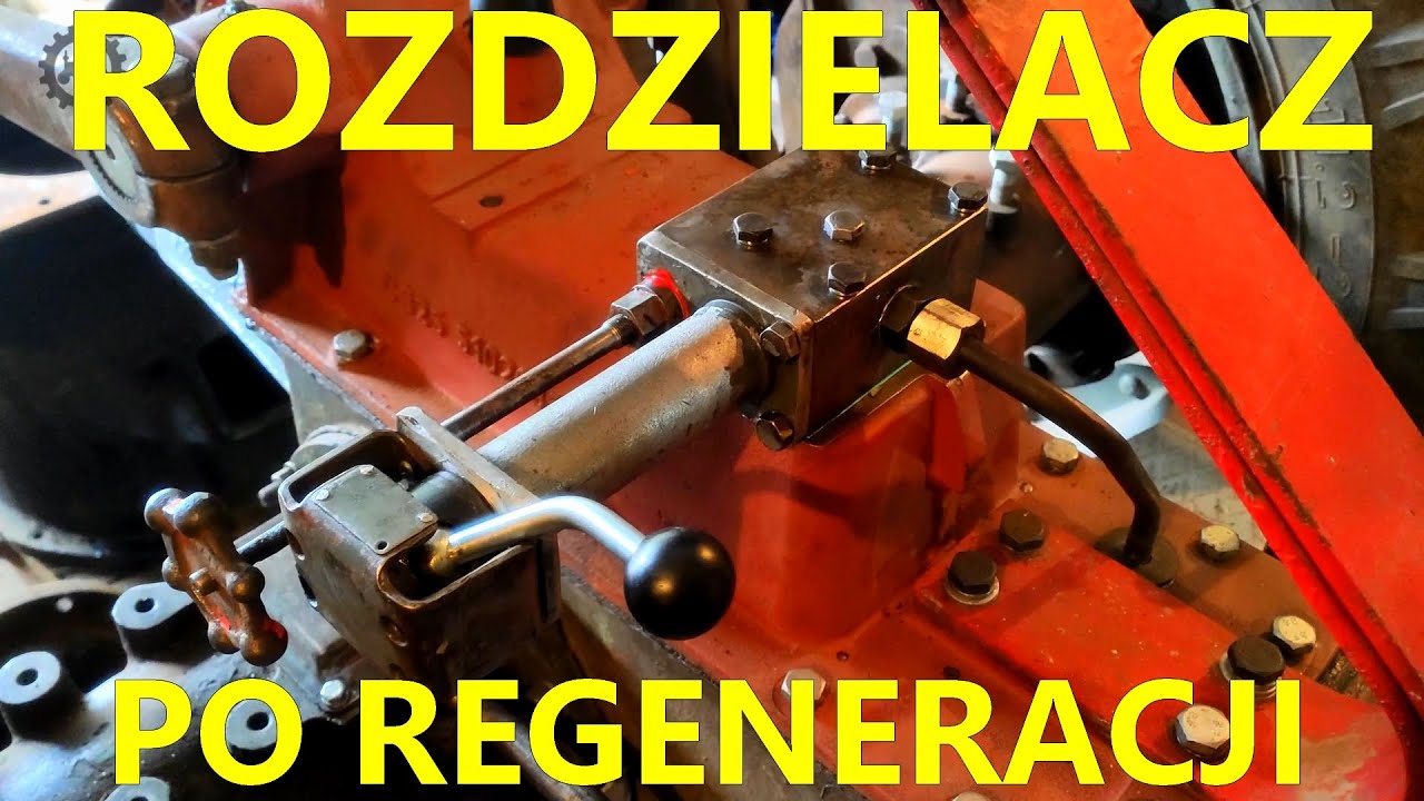 Montaż rozdzielacza URSUS C-328 | Regeneracja rozdzielacza podnośnika