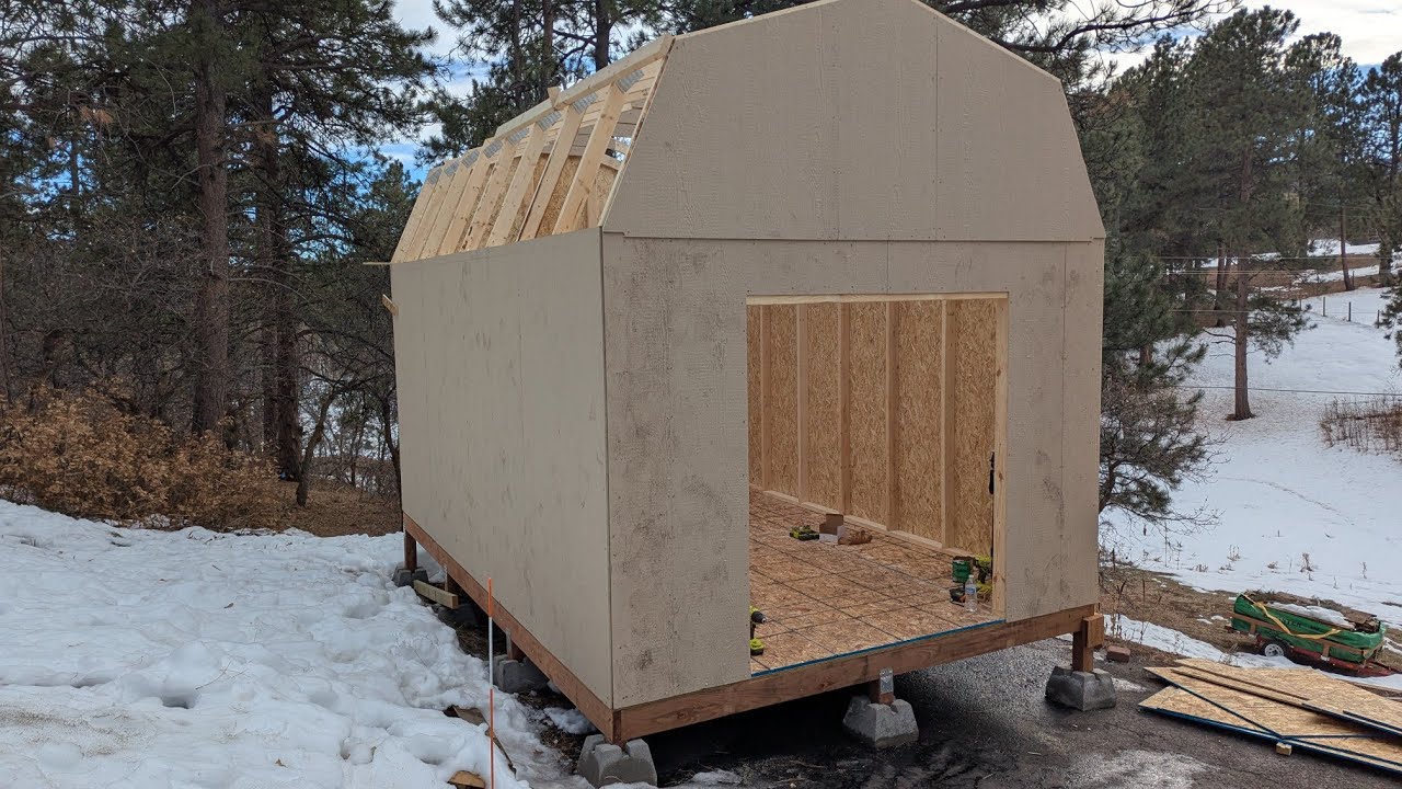 Building a 10 X 16 Shed - Heartland Silverton from Lowe's DIY Shed Project