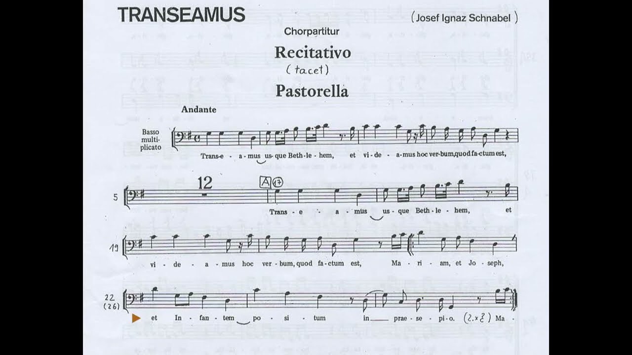 Transeamus  Bass / Tenor
