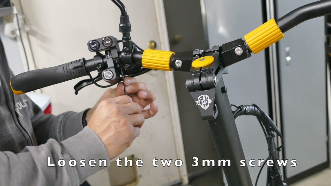 Upgrade foldable handlebars installation on Vsett 10+