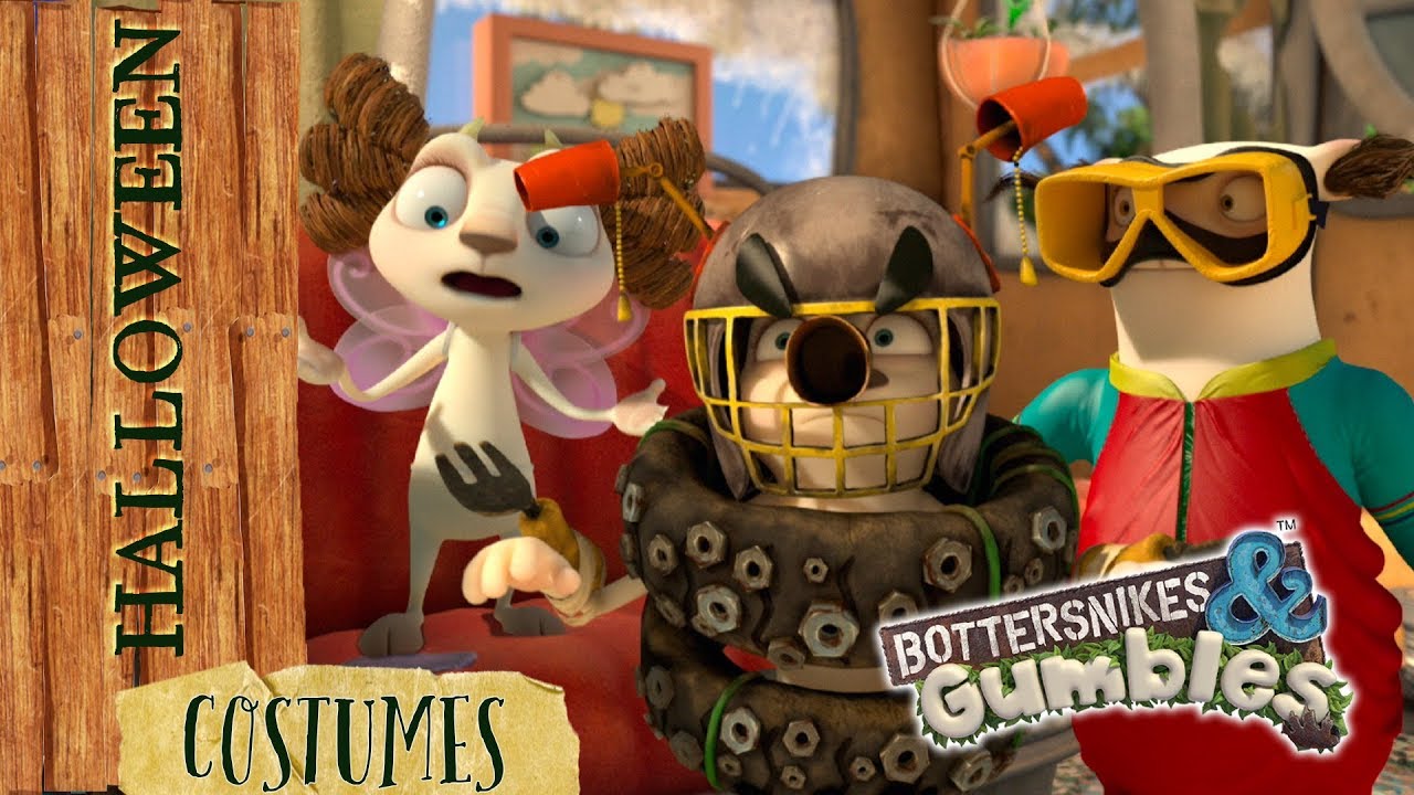 HALLOWEEN: Bottersnikes and Gumbles - Costumes 🎃 | Cartoons for children