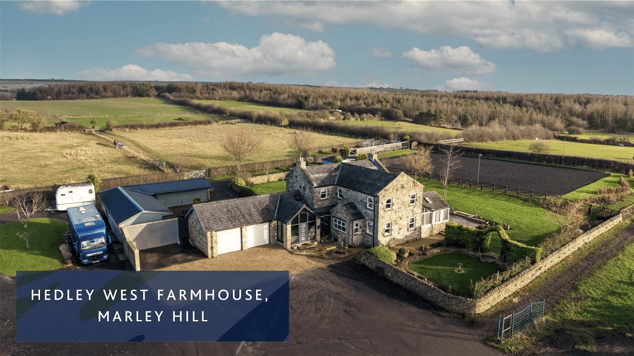 For Sale | Hedley West Farmhouse: A Stunning Equestrian Family Home in the North East