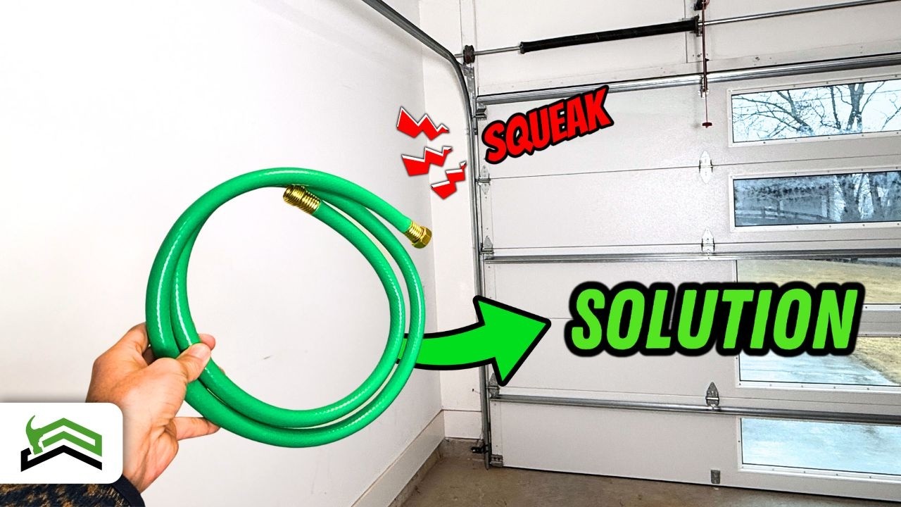 STOP That Annoying Garage Door Squeak in Seconds! (Super Easy DIY)
