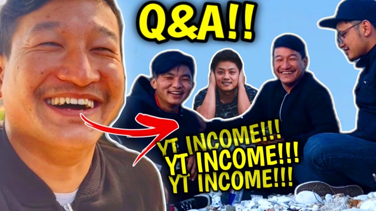 QnA ON THE BEACH!! HOW I MET AJAY@Rungmangvlog!! MY YOUTUBE INCOME,SAVINGS AND BACKSTORY!!