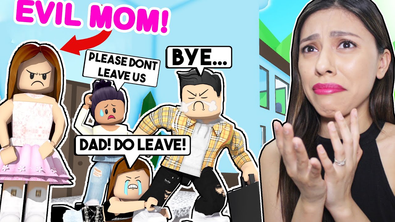 Our Dad ABANDONED Us and Left Us With Our EVIL MOM! - Roblox Roleplay