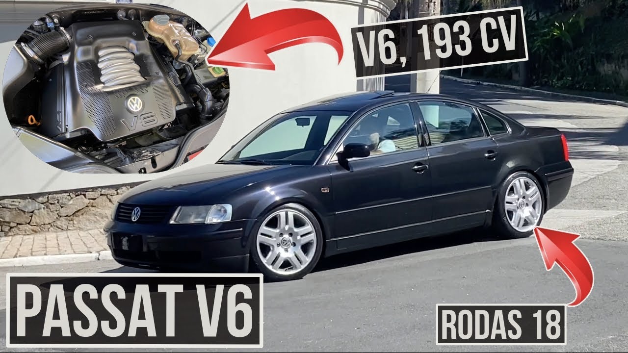 PASSAT B5: motor V6, câmbio manual e rodas 18