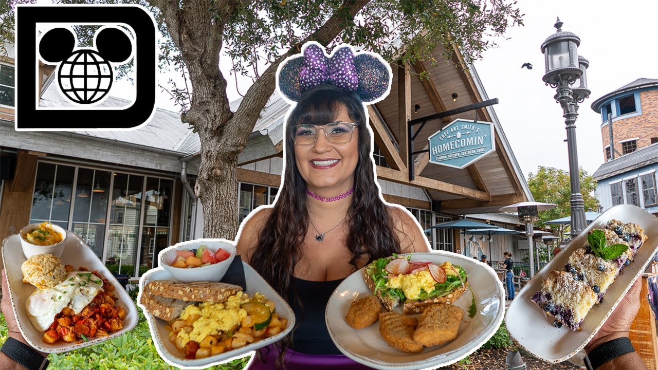 Chef Art Smith Homecomin' NEW BRUNCH MENU ☕ Disney Springs food review