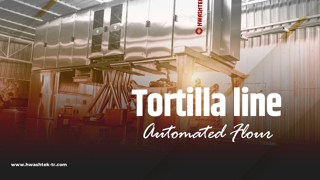 Automated Flour Tortilla line / Otomatik Tortilla Ekmği Hatt /خط إنتاج خبز التورتيلا أوتوماتيكي كامل