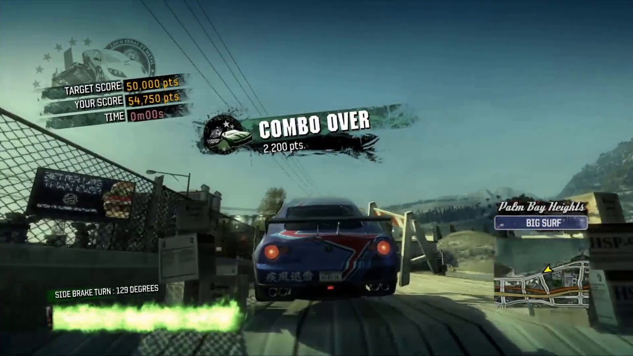 Burnout Paradise (Xbox 360) - Japanese Demo Version Showcase