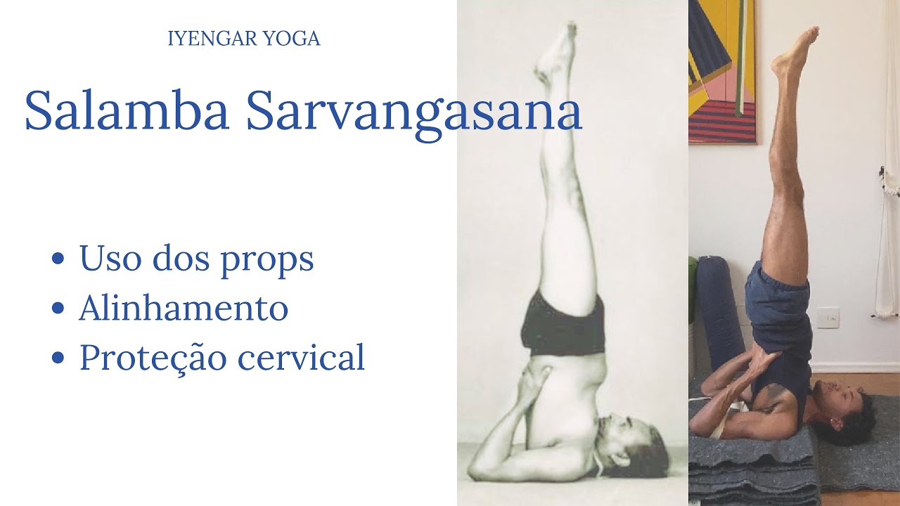 Como Fazer Invertida sobre os Ombros - Salamba Sarvangasana - Tutorial com Uso de Props
