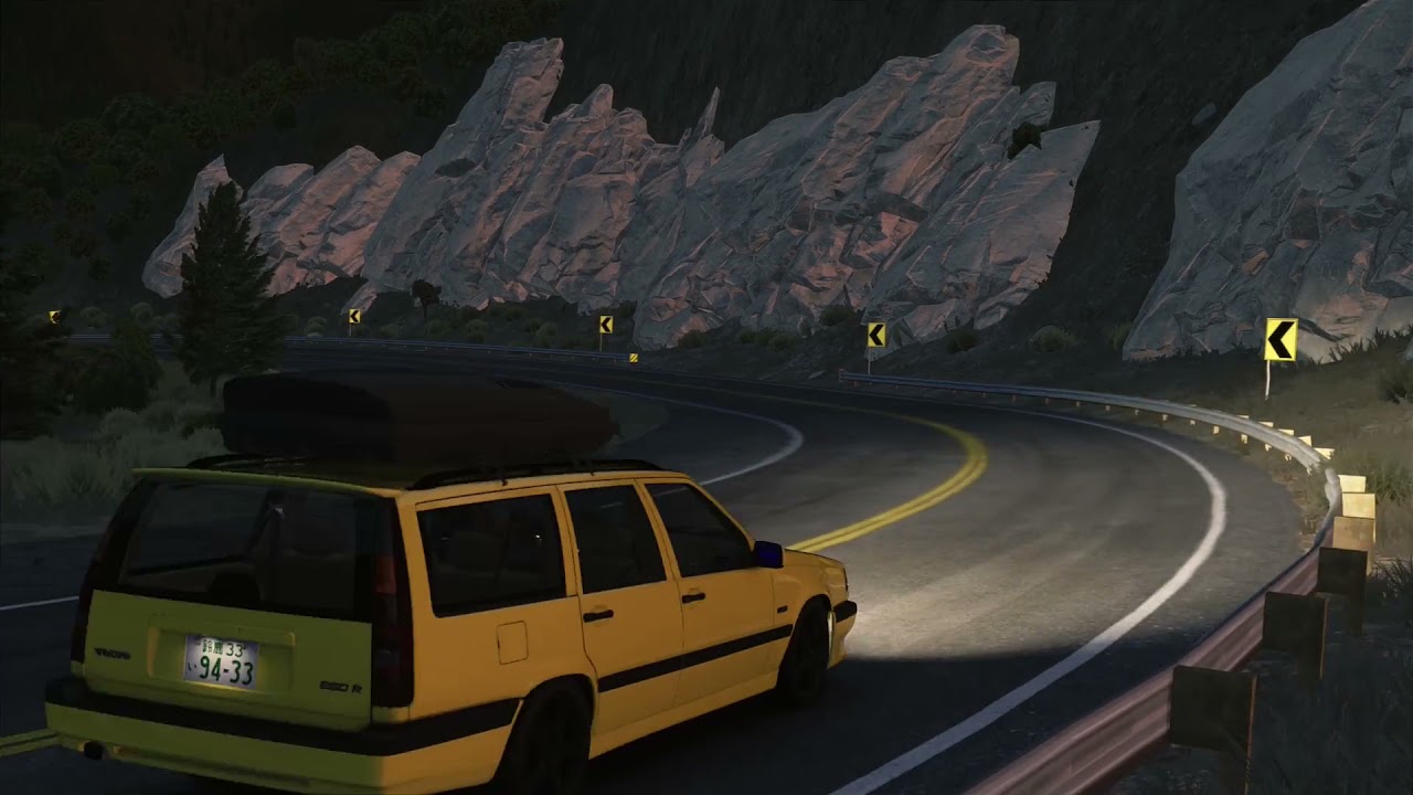 | Assetto Corsa | Volvo 850 R | LA Canyon | Edit |