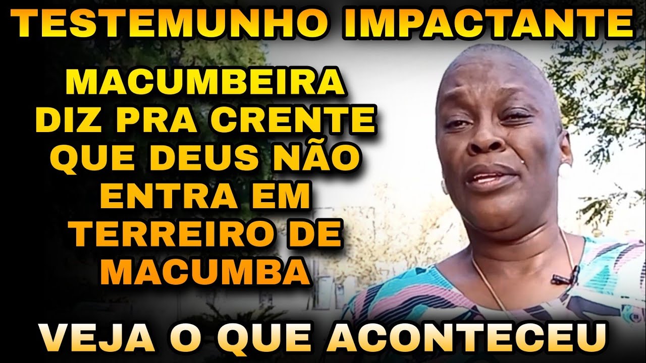 EX MACUMBEIRA LEVA UM GRANDE SUST0 E MUDA DE VIDA AO PEGAR UMA GARRAFA! Testemunho Prª Sandra Alves