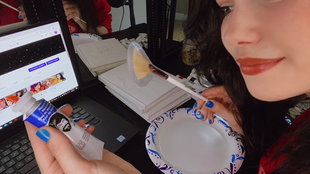 paint with me 🎨 asmr ~ Pt. 1