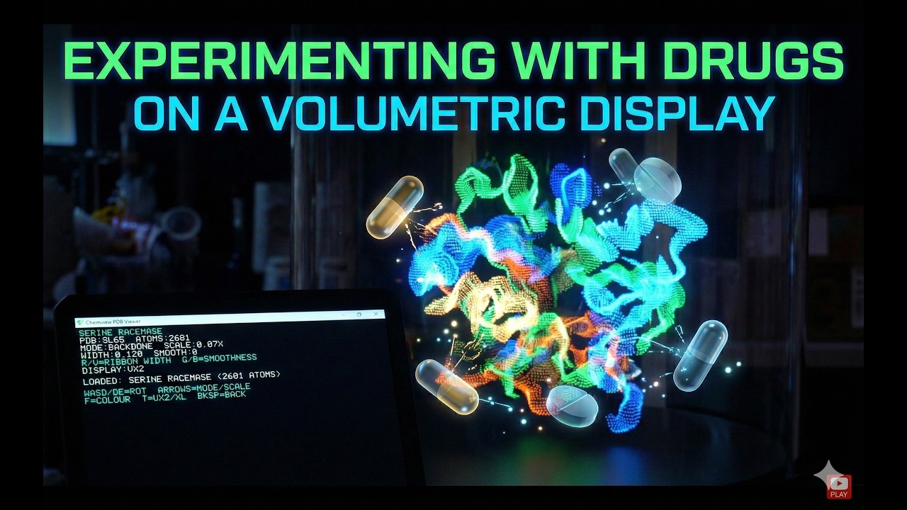 3D Protein Visualisaion on Voxon VX2