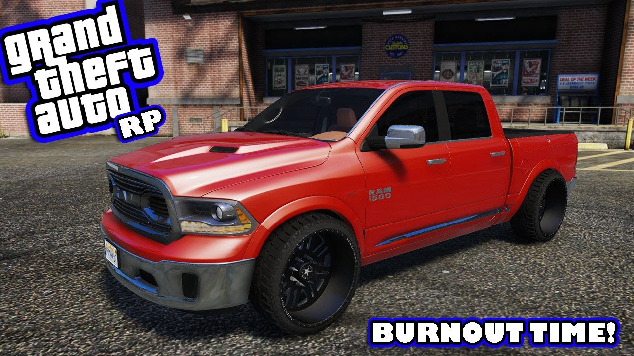 GTA RP - BADDEST HEMI TRUCK AROUND TOWN! (BURNOUT MACHINE!)
