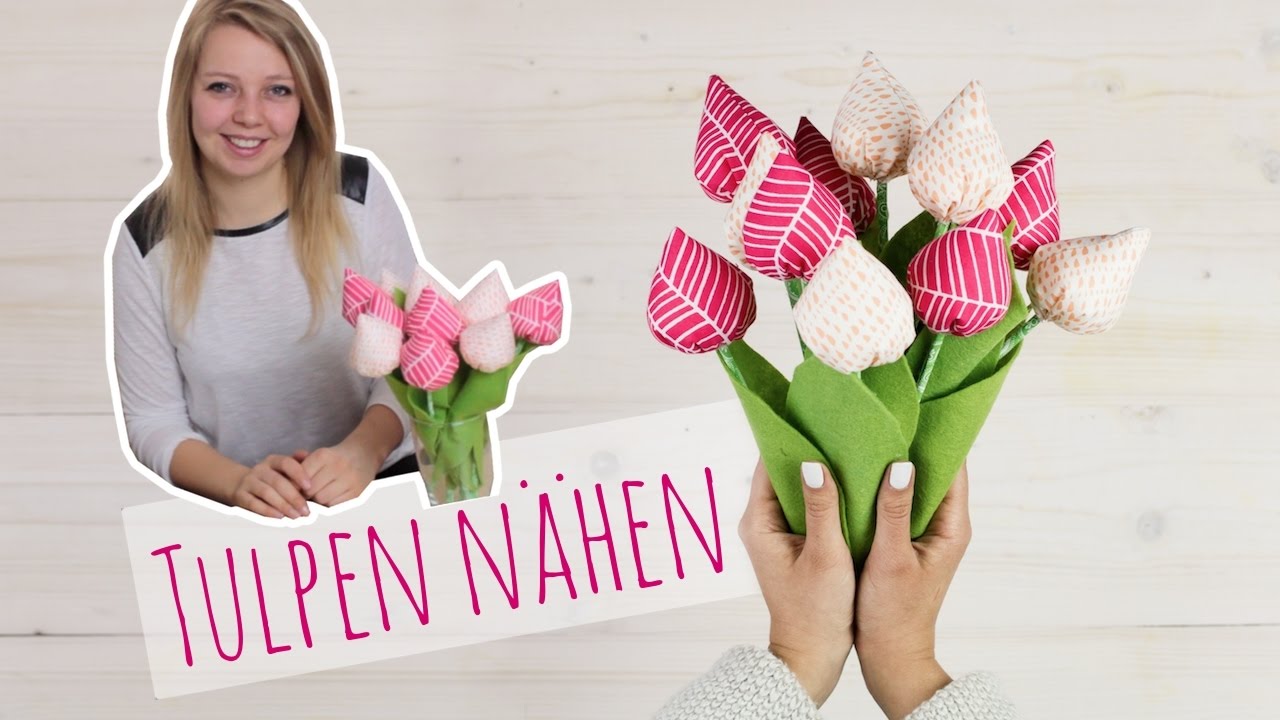 Stofftulpen nähen / Last Minute Geschenk selber machen – DIY Eule