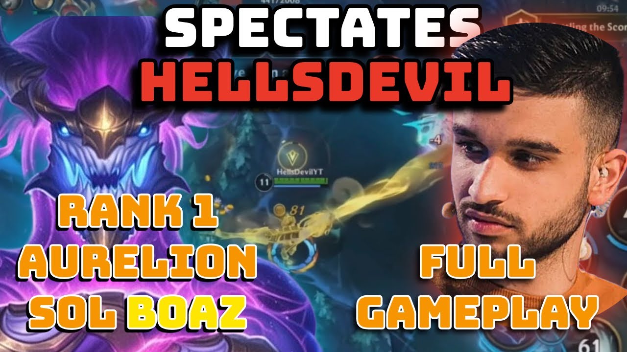 Ранг 1 Аурелион Сол Дикий Разлом наблюдает за HellsDevil!
