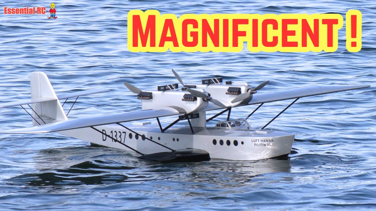 MAGNIFICENT ! Dornier Super Wal Flying Boat | Flown by George Worley (4-Max)