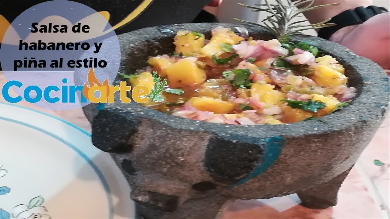 Salsa de habanero y piña al estilo COCINarte