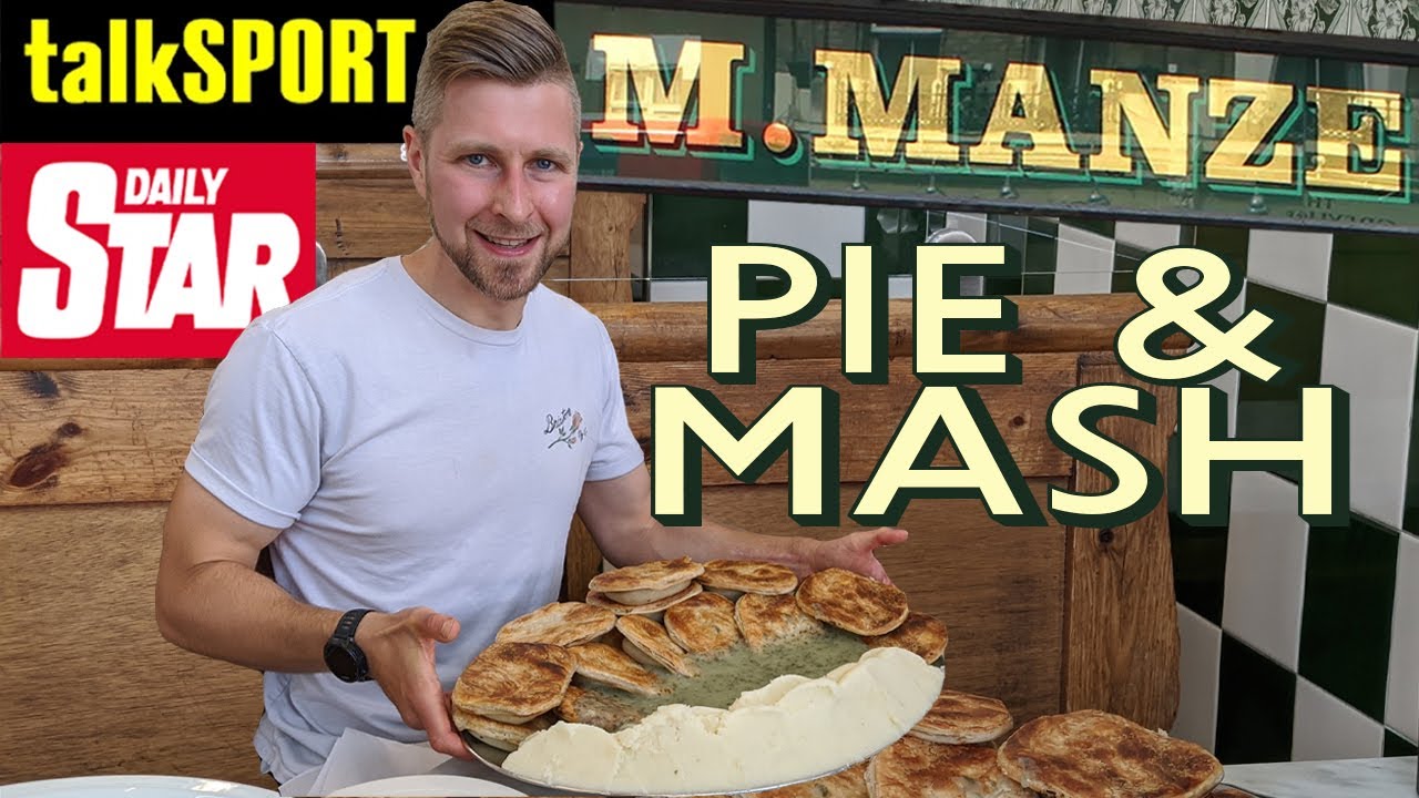 8,000 CALORIE PIE, MASH & LIQUOR food challenge @ MANZES | Max vs food with national radio interview
