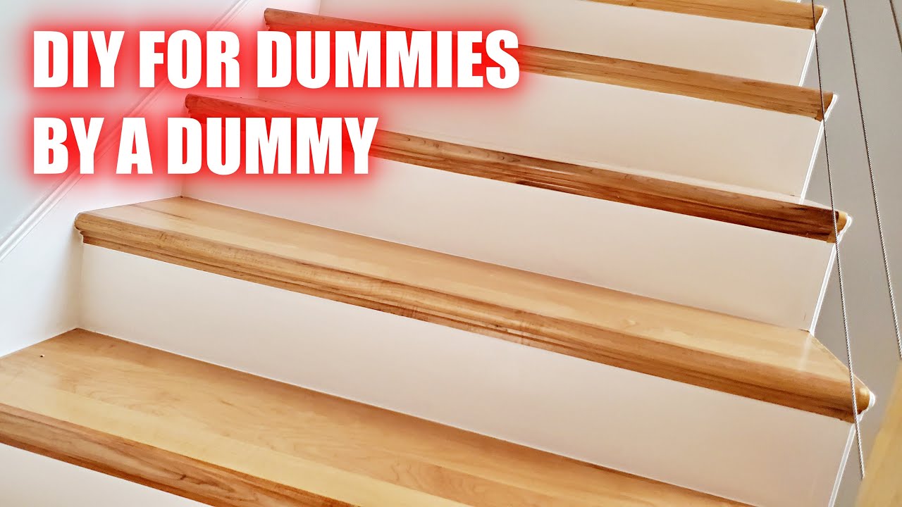 WOW! Retreading Stairs and Risers - SIMPLE How-To for Professional Results With Minimal Skill!