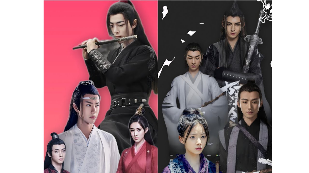 The untamed wei wuxian🤍 and xue yang🖤 family🤍🖤🤍🖤🤍🖤🤍🖤🤍🖤🤍