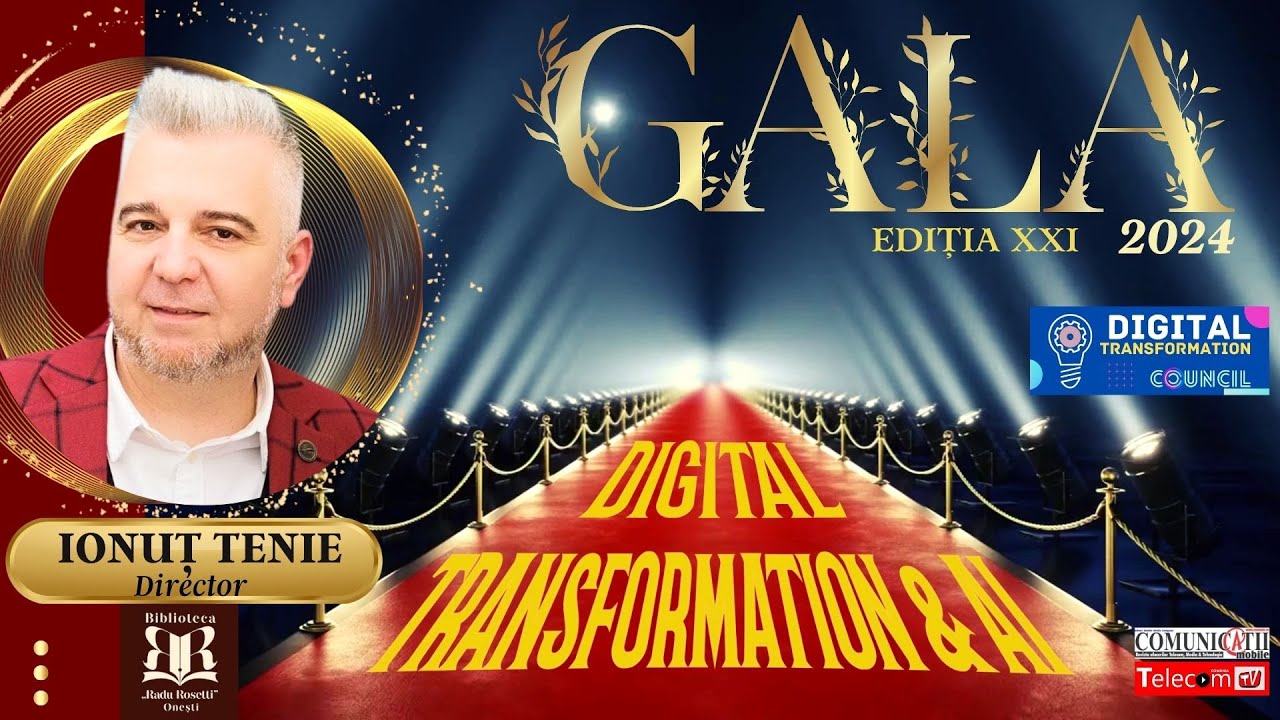 Biblioteca Mun. “Radu Rosetti” din Onești @ GALA Digital Transformation & AI 2024 - DX Library Award