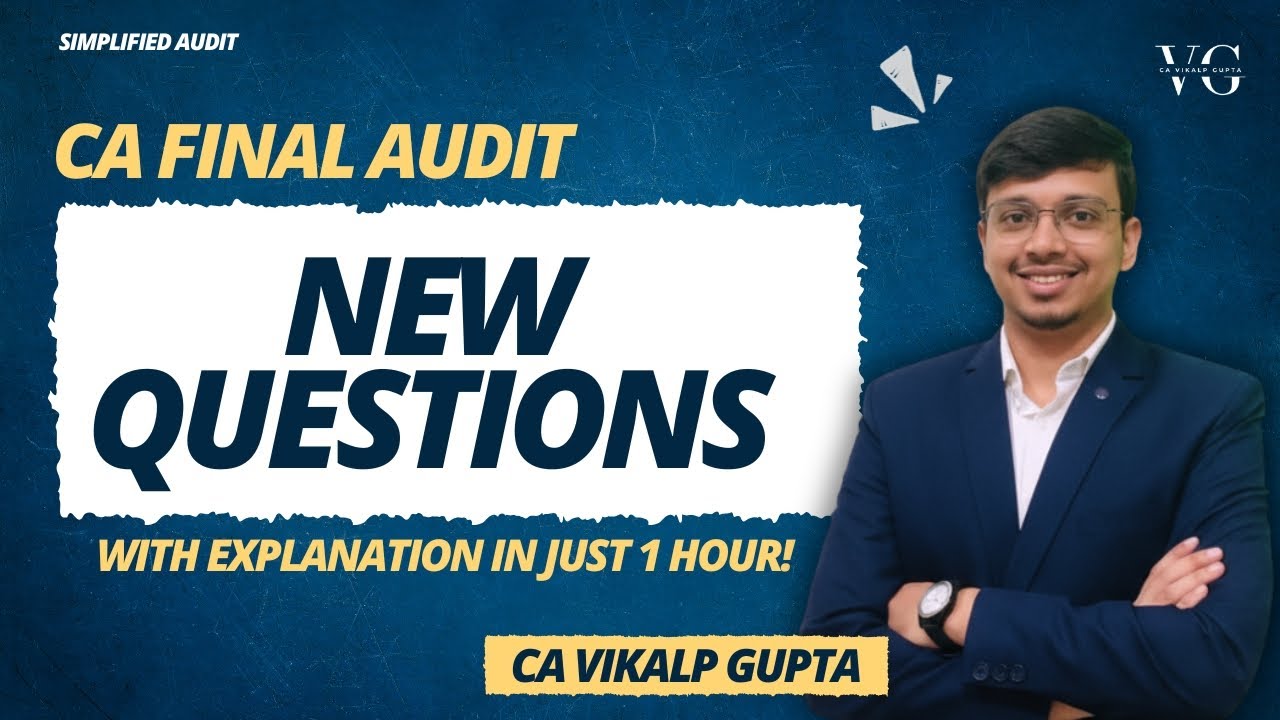 NEW Questions Alert! Must watch for Jan'26 | CA Final