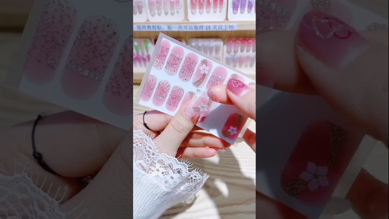 Flower nail stickers 💅🌸