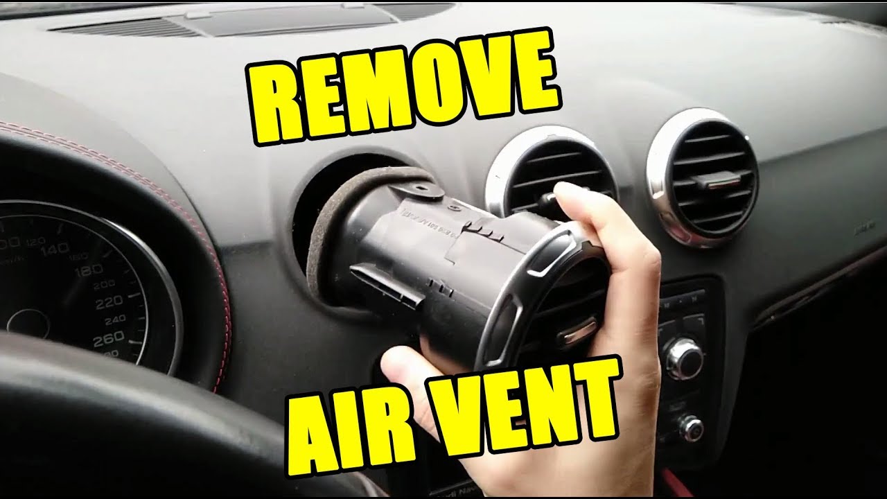 How to Remove Air Vent in Audi TT Mk2
