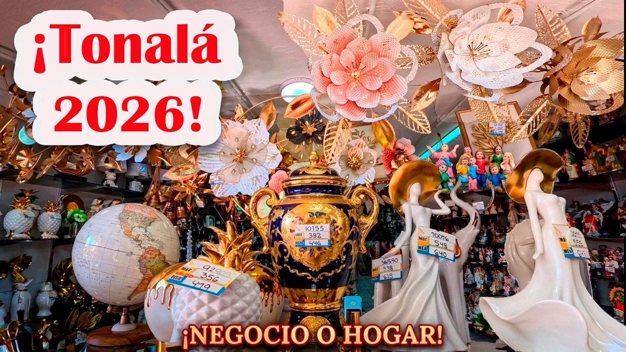 ¡Tonalá 2026! 🏺 La Decoración MÁS INCREÍBLE de México | Para Decorar o Negocio