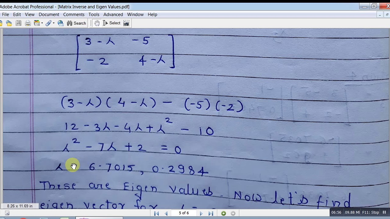 EigenValue EigenVector
